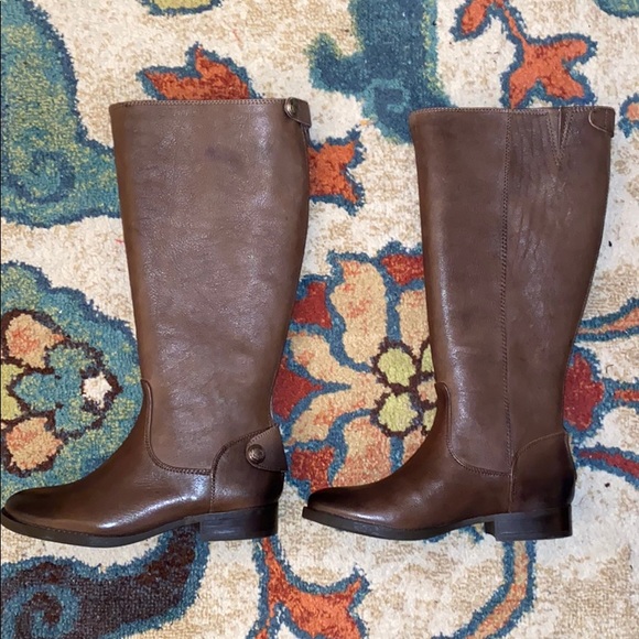 Arturo Chiang Leather Knee High Boots - Picture 2 of 6